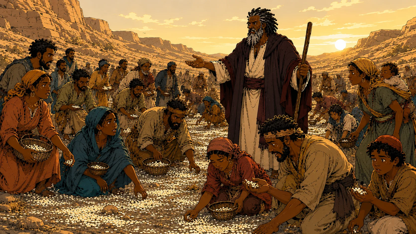 Manna in the Wilderness — Exodus 16:1–15